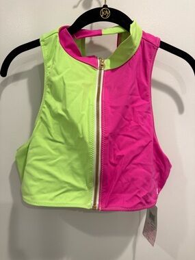 LoveShackFancy X Hurley Color Block Bikini Top